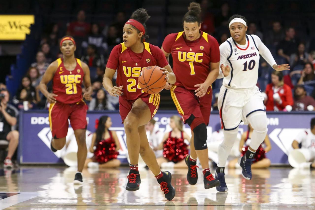 No. 7 USC Women's Basketball Digs Deep For 72-70 Win At No. 15